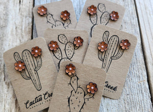 Cactus Creek Flower Stud Earring