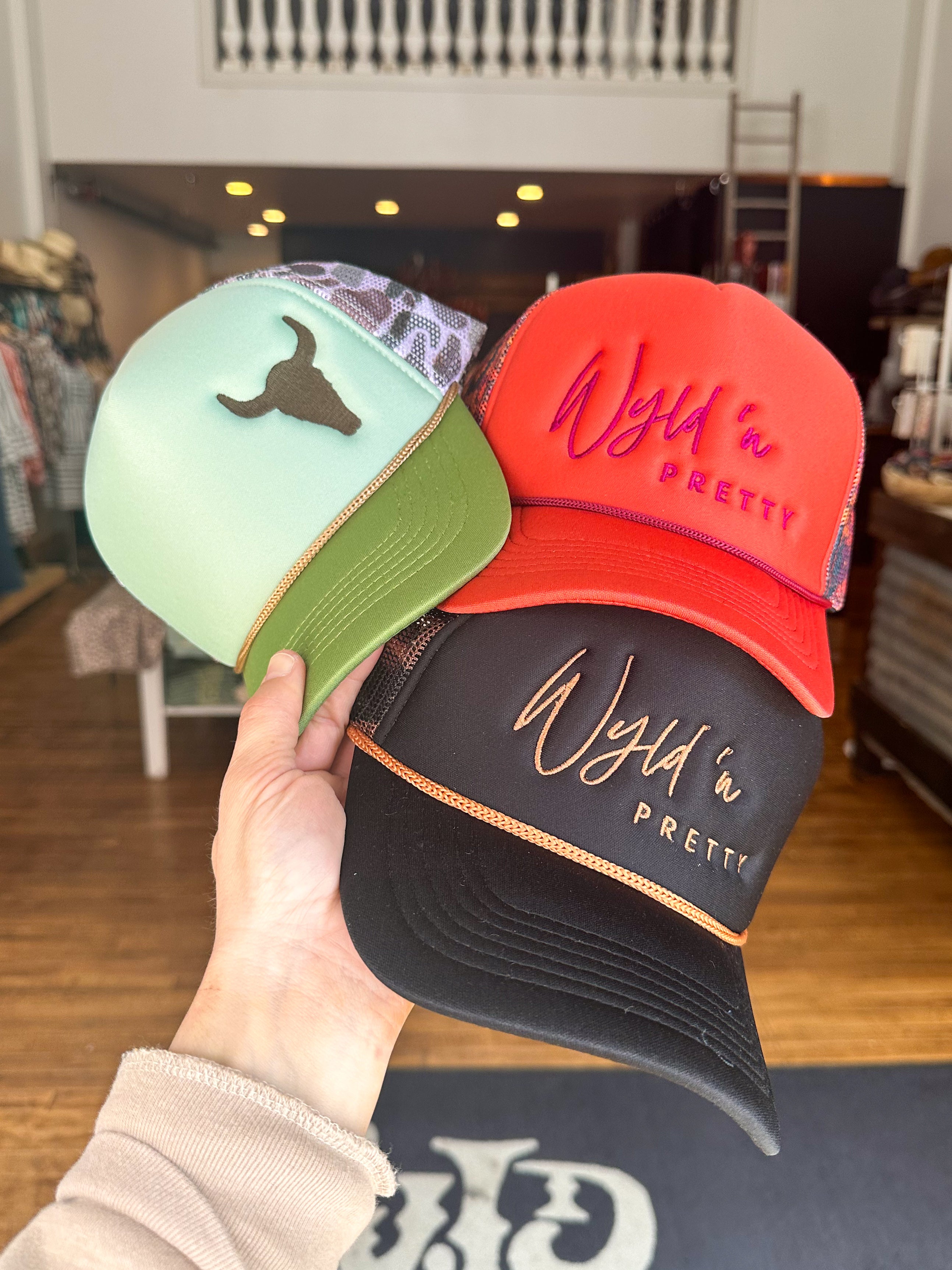 Duck Camo Wyld 'n Pretty Trucker Hat