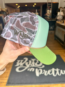Duck Camo Wyld 'n Pretty Trucker Hat