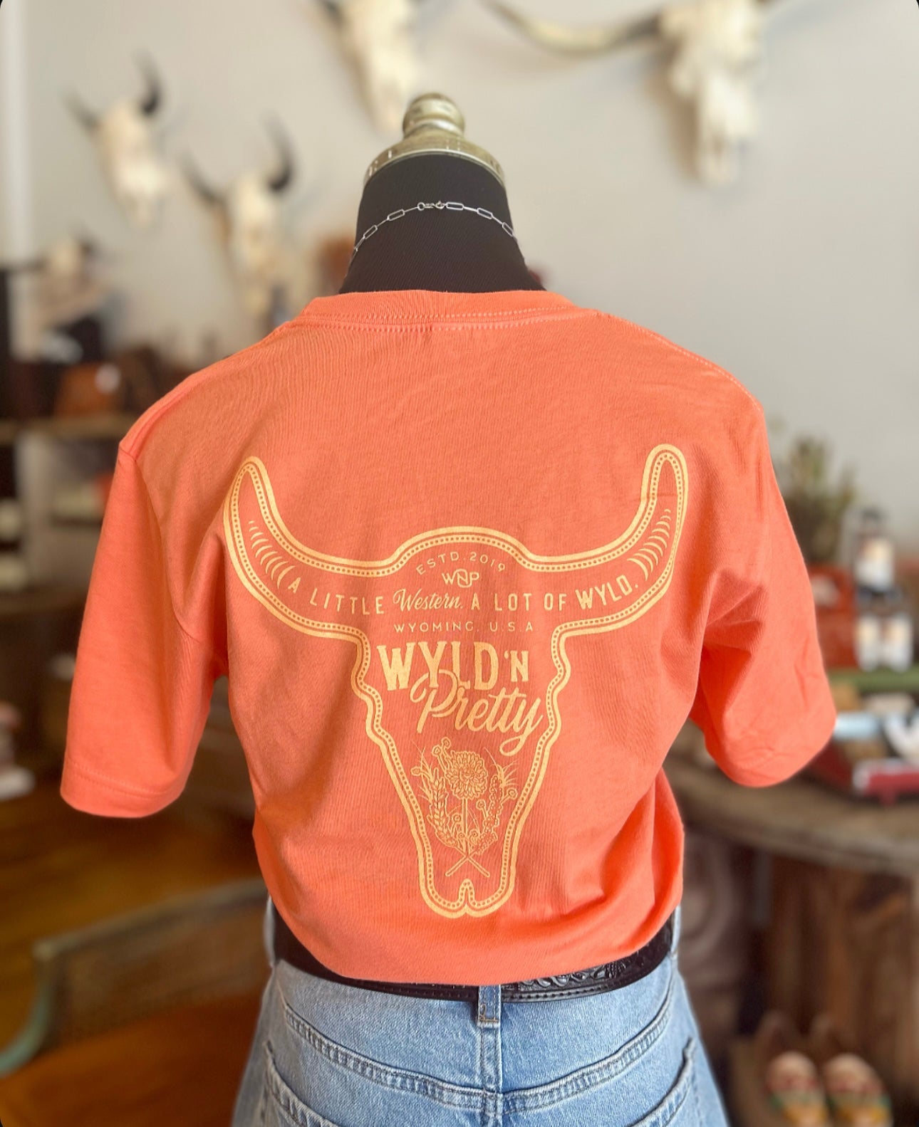 Ride for the Brand Tee- Coral