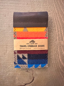 Travel Pendleton Cribbage Board