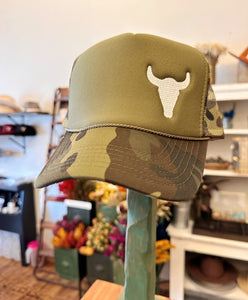 Bison Skull Signature Trucker Hat