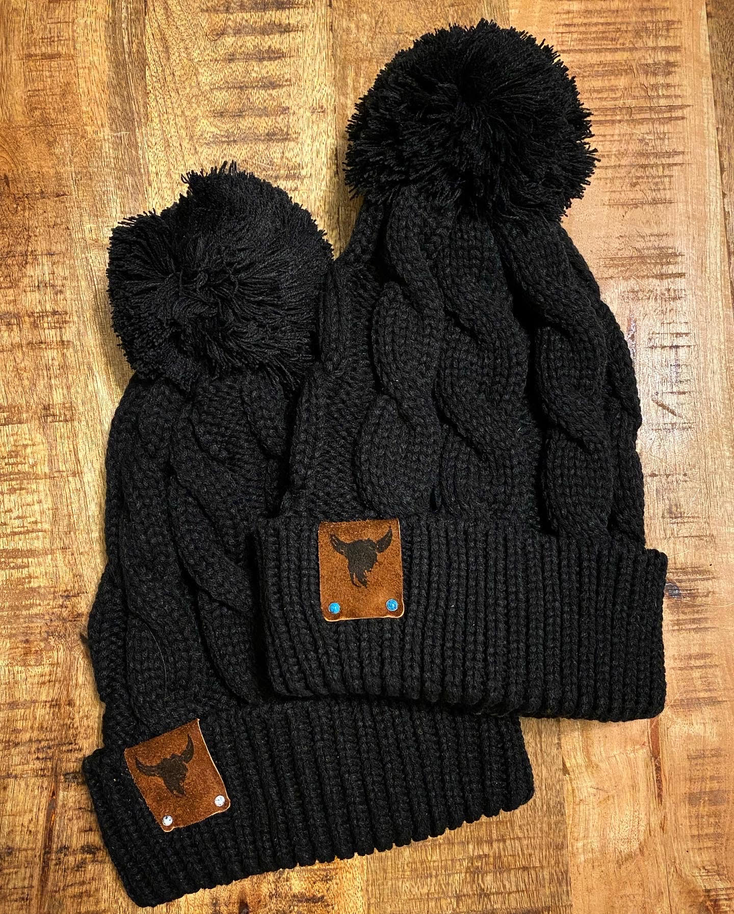 Bison Pom Beanie