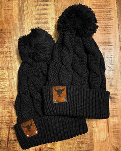 Bison Pom Beanie