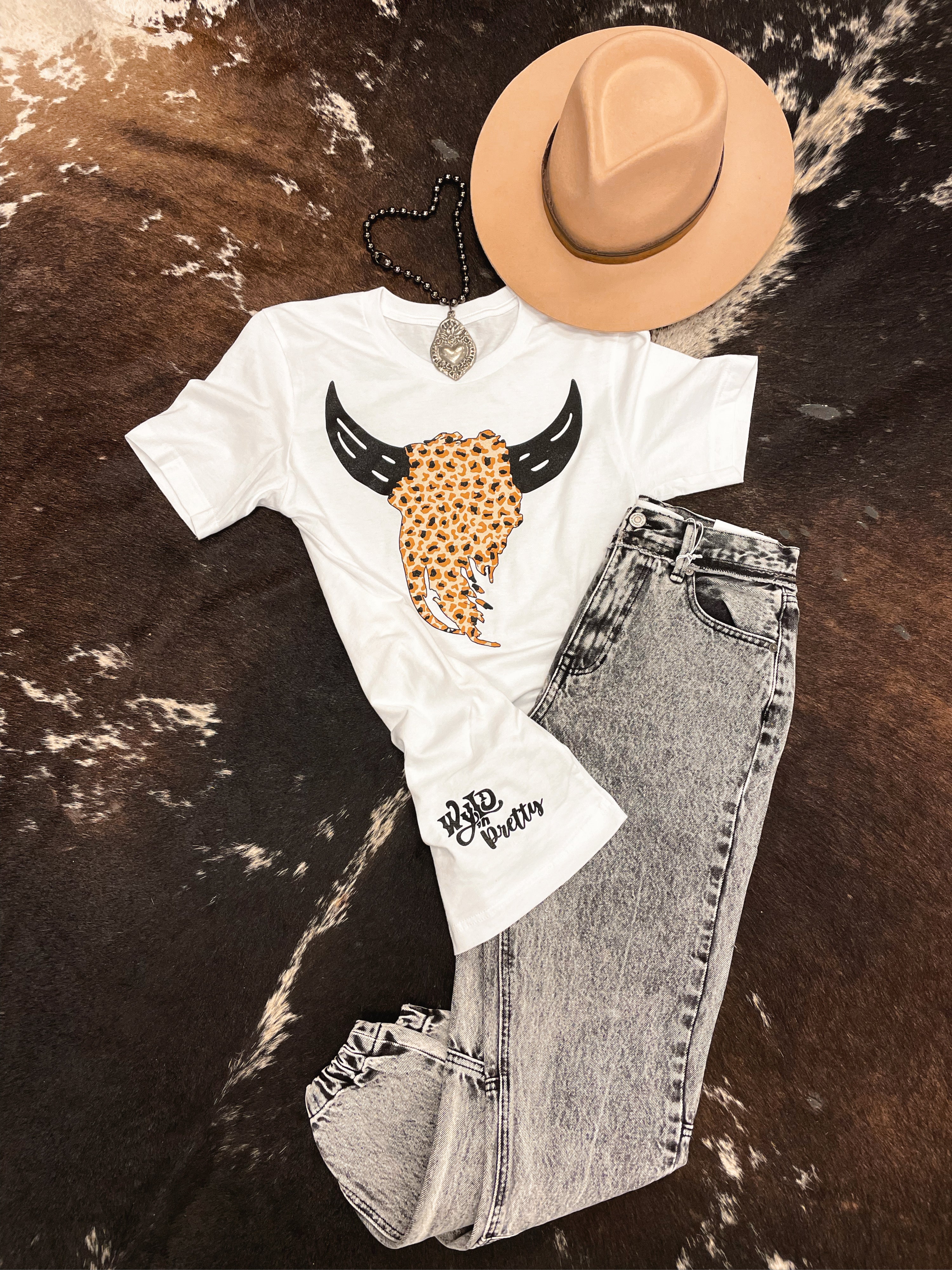 Leopard Bison Tee