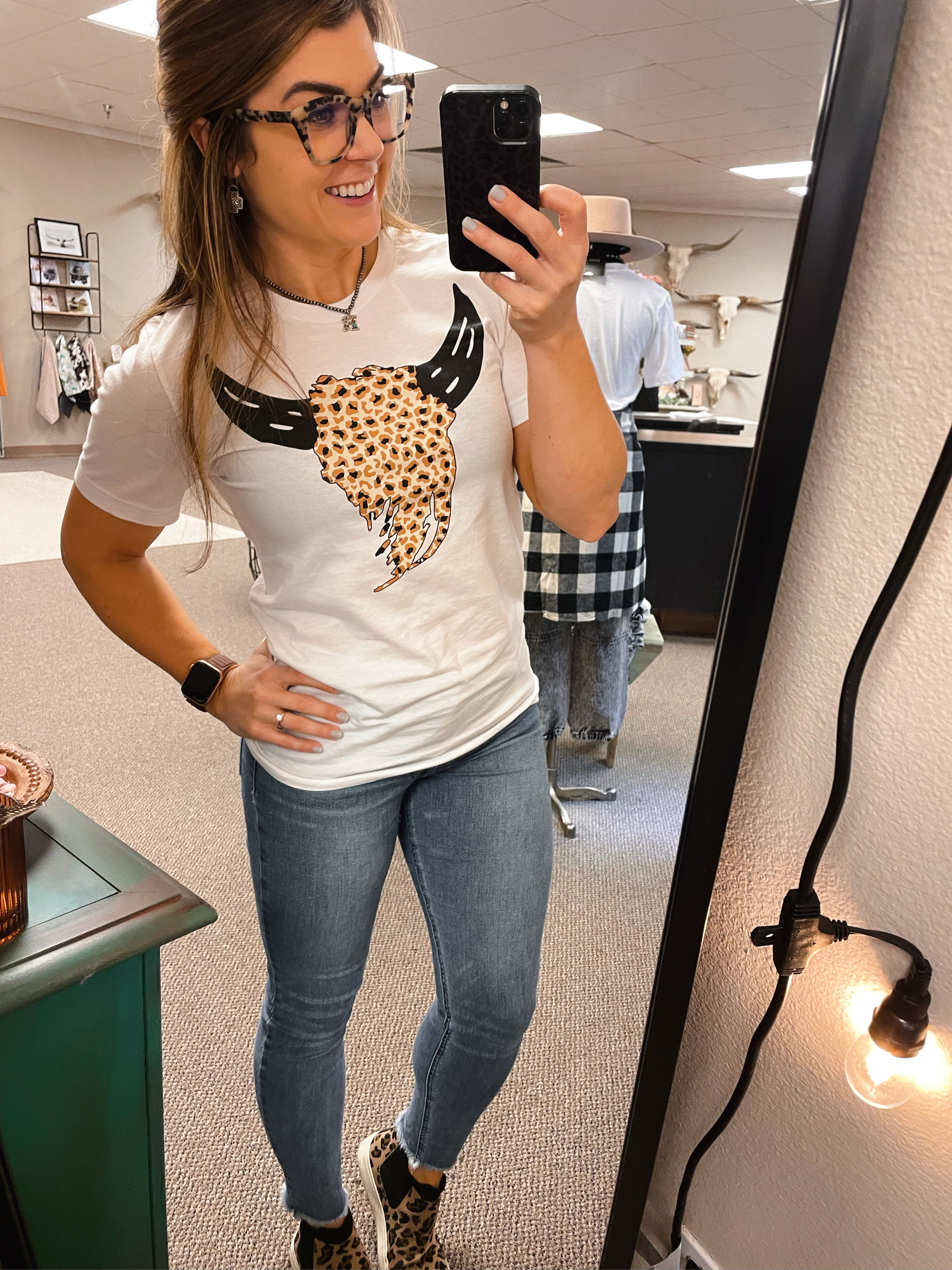 Leopard Bison Tee